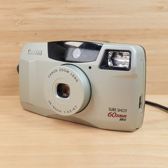 Canon Sure Shot 60 Zoom / 35mm Point and Shoot Film Camera / Tested - Picture 3 of 8